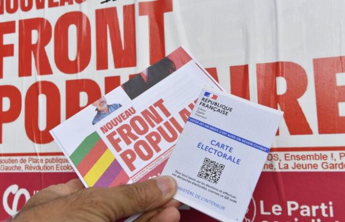 Early legislative elections: with 28.1% of the votes, the New Popular Front in second position in the first round