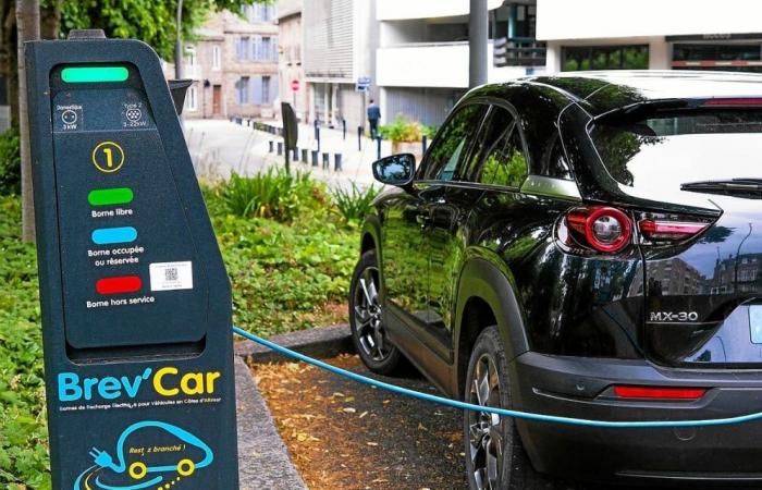 48 new electric charging points will be installed in Saint-Brieuc