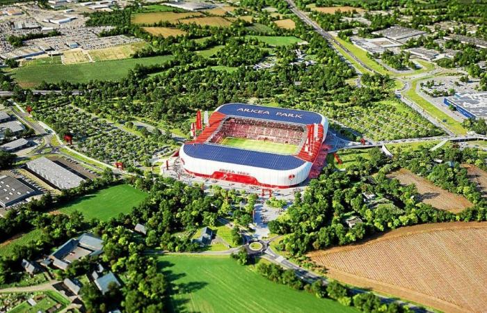 In Brest, the permit for the new stadium finally submitted