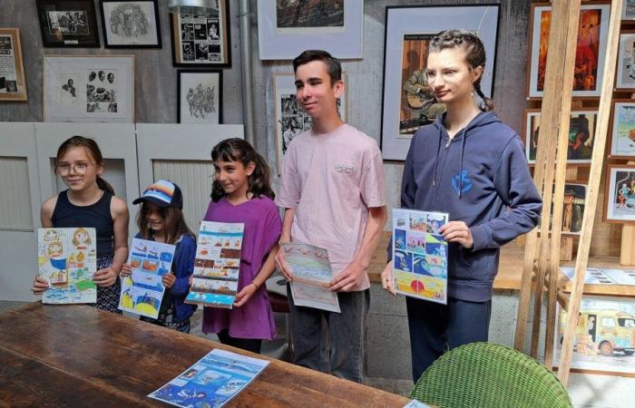 Drawing competition: Penn ar BD rewards six young people in Quimper