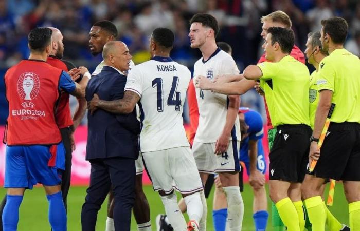 Declan Rice’s astonishing insult towards the Slovak coach after an altercation