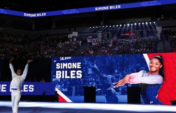 Simone Biles clinches third Olympic trip with win at U.S. Olympic trials