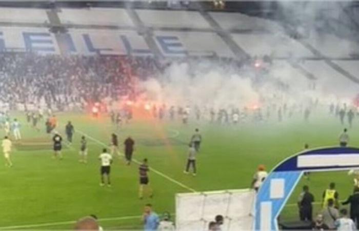 VIDEO. Marseille: violence at the Vélodrome during a match, CRS intervene