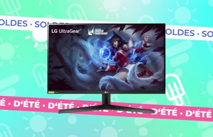 €185, that’s the great sale price for this 27″ LG gaming monitor (QHD, HDR10, 144 Hz)