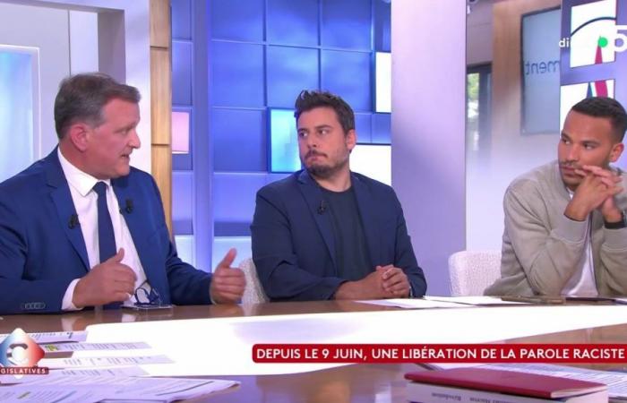 Louis Aliot speaks of a journalist from the show, without…
