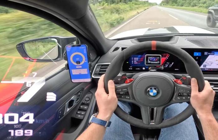 Watch This BMW M3 CS Blast Its Speedometer On The Autobahn