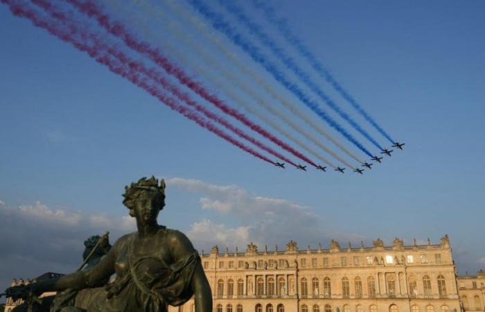 The epic 90th anniversary of the Air Force at the Palace of Versailles