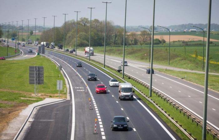 Construction work on the E411 motorway in Arlon is nearing completion