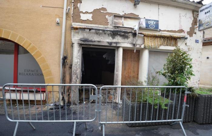 series of fires in the city centre of Bergerac