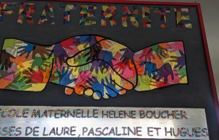 This work of art by schoolchildren by Hélène-Boucher will be exhibited at the ArTsenal in Dreux