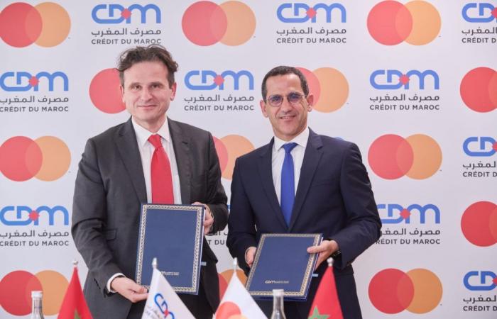 Credit du Maroc and Mastercard hand in hand