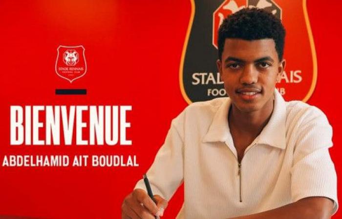 Abdelhamid Ait Boudlal officially presented by Stade Rennais