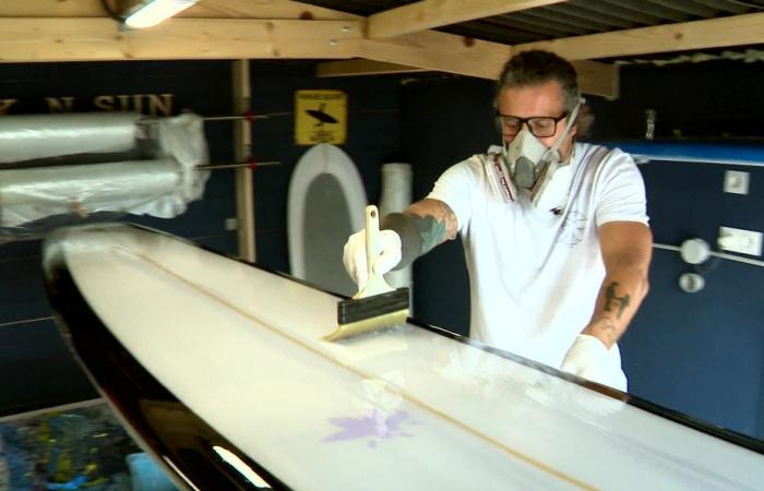 “There, we have the board of our dreams!” Meeting with Laurent Chambon, the only shaper (surfboard manufacturer) in Royan