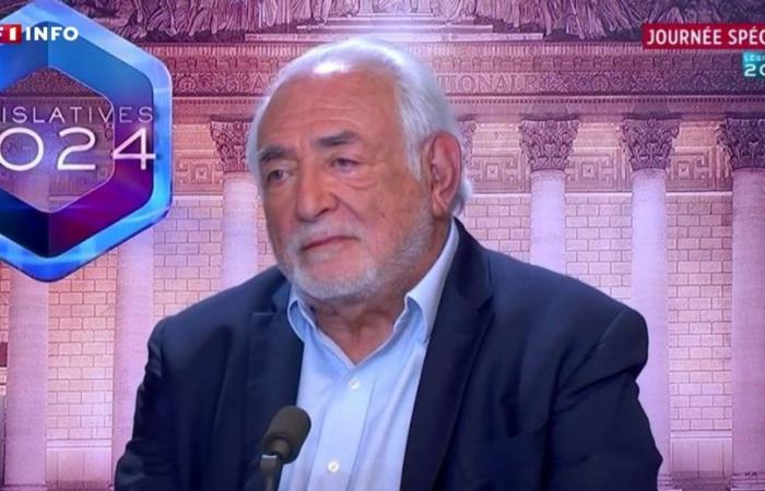 VIDEO – “The least bad solution is for the RN not to be the majority alone”, believes Dominique Strauss-Kahn on LCI