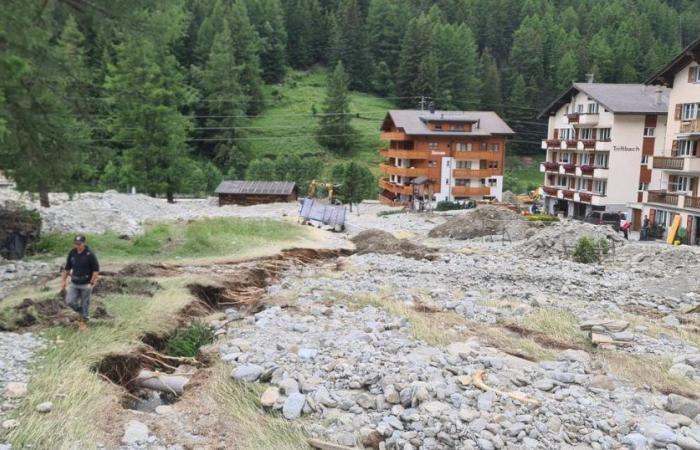 The village of Saas-Grund is no longer cut off from the world, the army deployed – rts.ch