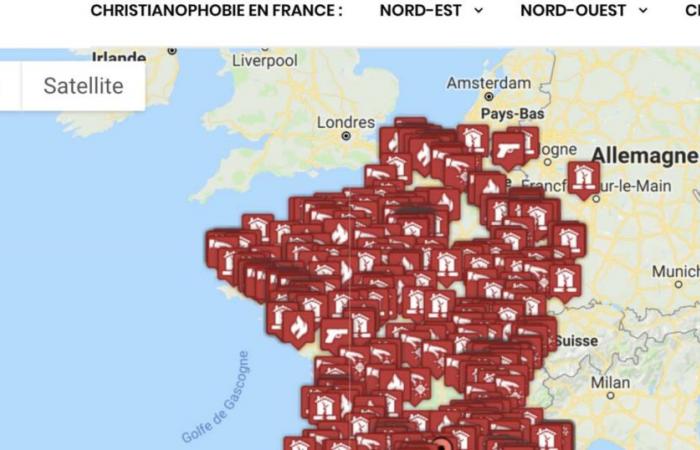 Where
      does
      this
      map
      of
      “burned
      churches”
      in
      France
      over
      the
      last
      four
      years
      come
      from?
      –
      Libération