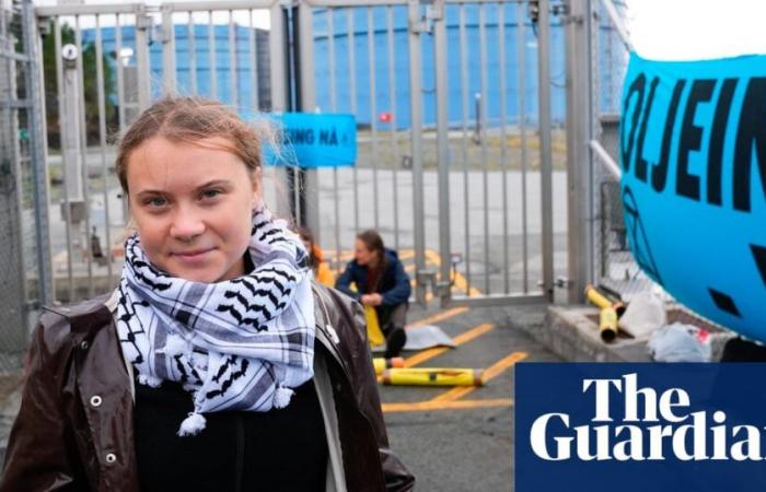 Greta
      Thunberg
      arrested
      at
      Gaza
      war
      protest
      in
      Copenhagen
      |
      Greta
      Thunberg