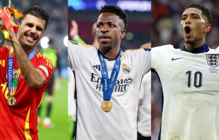 Ballon
      d’Or
      2024:
      Nominees
      revealed
      for
      the
      Golden
      Ball
      with
      Vinicius
      Jr,
      Jude
      Bellingham
      and
      Rodri
      all
      in
      contention