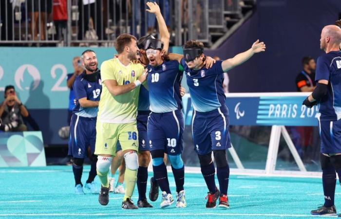 Thanks
      to
      a
      new
      goal
      from
      Frédéric
      Villeroux
      against
      Colombia,
      France
      reaches
      the
      final
      of
      blind
      football