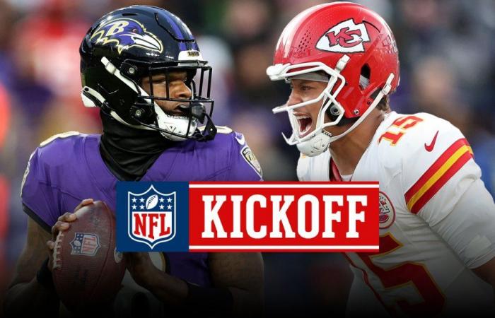 How
      To
      Watch
      &
      Stream
      NFL
      Kickoff
      2024
      Game
      Between
      Baltimore
      Ravens
      &
      Kansas
      City
      Chiefs:
      Will
      Taylor
      Swift
      Appear?