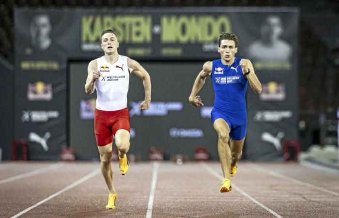 Mondo
      Duplantis,
      as
      good
      at
      pole
      vault
      as
      at
      100m