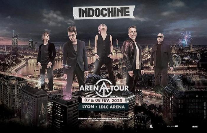 Indochine
      in
      concert
      at
      Lyon-Décines