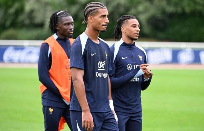 Loïc
      Badé,
      Michael
      Olise
      and
      Manu
      Koné,
      the
      heirs
      of
      a
      successful
      Olympic
      tournament,
      arrive
      at
      the
      Blues