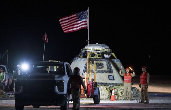 Boeing’s
      Starliner
      successfully
      returns
      to
      Earth
      (but
      without
      its
      astronauts)