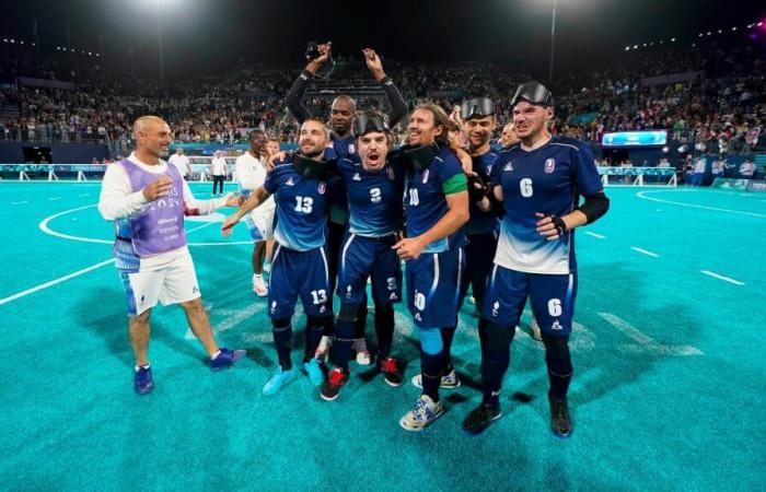 Follow
      the
      blind
      football
      final
      of
      the
      Paris
      2024
      Paralympic
      Games