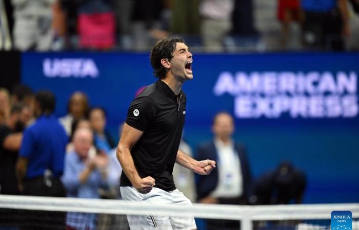 Highlights
      of
      men’s
      semifinal
      match
      at
      2024
      US
      Open-Xinhua