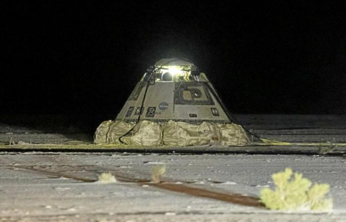 Boeing’s
      Starliner
      capsule
      returns
      to
      Earth