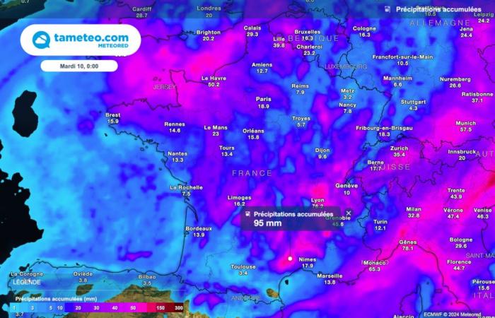 Our
      maps
      show
      the
      arrival
      of
      rain
      and
      storms
      over
      the
      next
      few
      days!
      Which
      regions
      are
      affected?