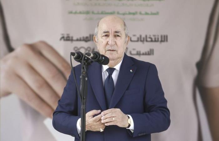 Abdelmadjid
      Tebboune
      re-elected
      with
      nearly
      95%
      of
      the
      vote