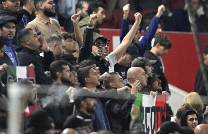 Italy
      fans
      turn
      their
      backs
      during
      Israel
      anthem
      before
      Nations
      League
      match
      in
      Hungary
      |
      Soccer