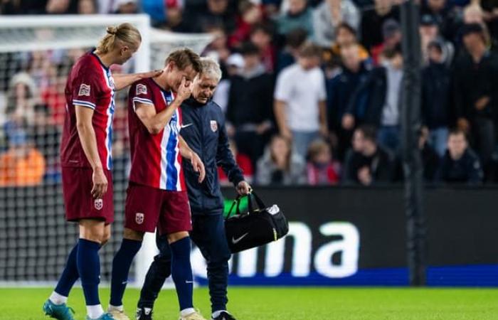 Concern
      for
      Odegaard,
      injured
      in
      the
      left
      ankle
      three
      weeks
      before
      the
      clash
      against
      PSG