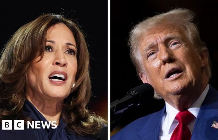 Trump
      ‘fine-tuning
      theatrics’
      before
      Harris
      debate