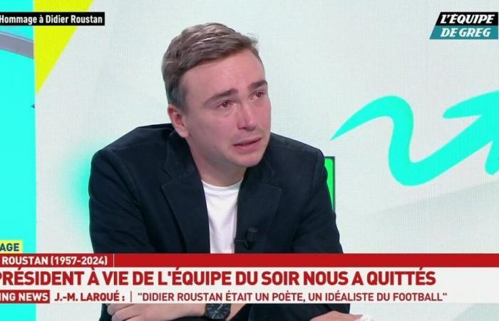 Bertrand
      Latour
      breaks
      down
      in
      tears
      on
      L’Équipe
      channel
      while
      talking
      about
      his
      memories
      with
      Didier
      Roustan