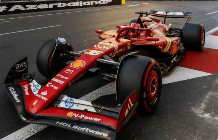 Leclerc
      fastest
      in
      second
      practice
      session