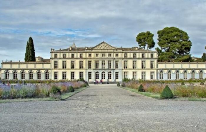 The
      fragile
      model
      of
      the
      Château
      de
      Pennautier,
      the
      “Versailles
      of
      Languedoc”