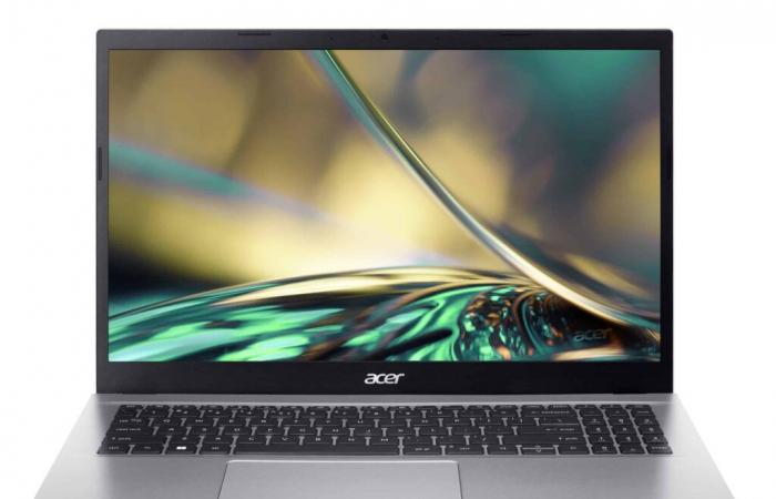 Promo 549€ Acer Aspire 3 A315-59-521F, cheap laptop Silver Ultrabook 15″ thin and light under Intel Core i5 with Ethernet efficient in everyday use