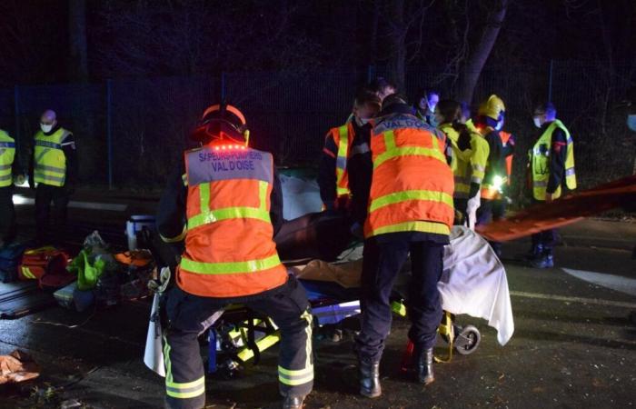 a motorist thrown from his car