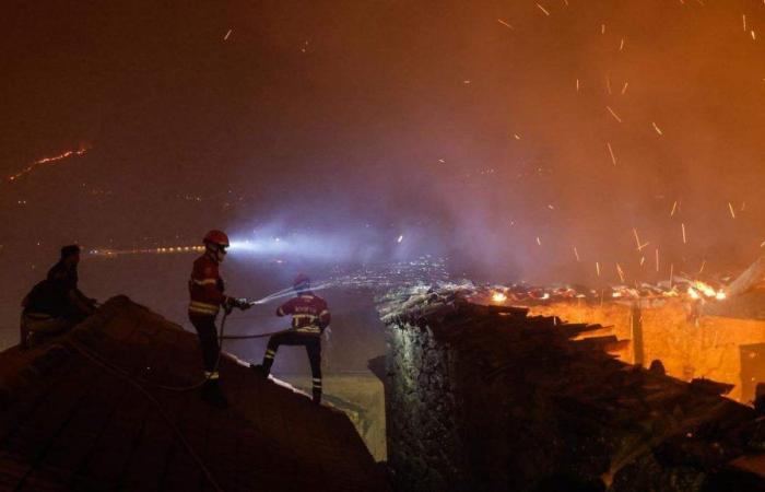 Four dead, houses destroyed and roads cut in fires in Portugal