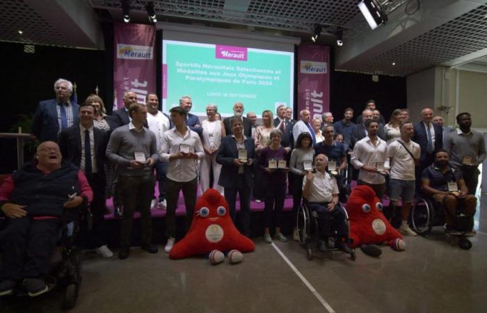 Athletes present at the Paris Olympics honored by the Department