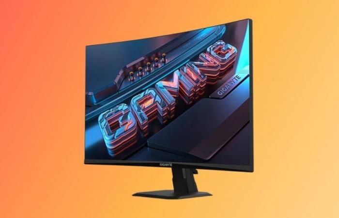 On sale, this curved gaming monitor (27″, 180 Hz and 1 ms) is only €128