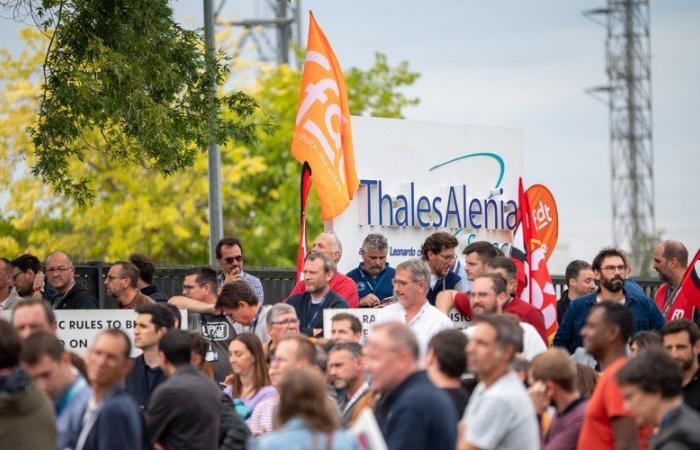 VIDEO. Toulouse: “The management of Thalès Alenia Space is jeopardizing the company’s sustainability”, denounce the unions who fear more than 1,000 job cuts