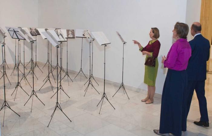 Princess Sofia visits the Arte Povera exhibition at the National Museum of Art of Romania