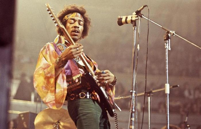 in 1970, the death of American singer Jimi Hendrix