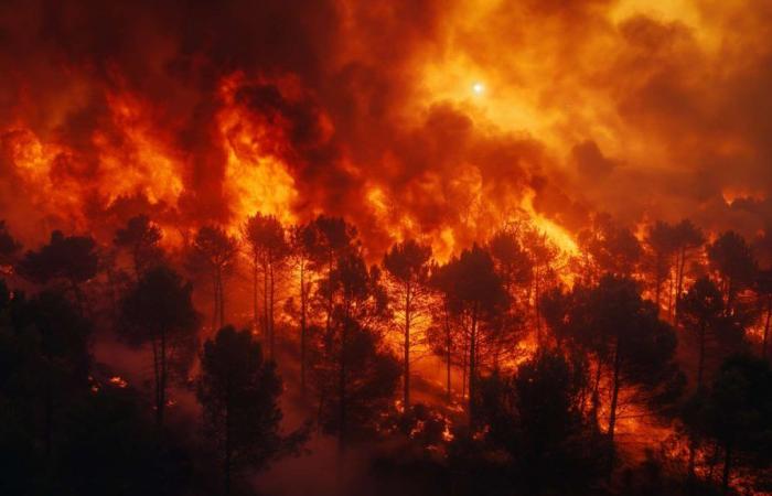 Out-of-control fires fueled by heat and extreme drought