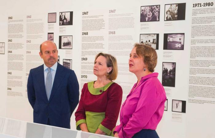 Princess Sofia visits the Arte Povera exhibition at the National Museum of Art of Romania