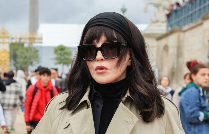 Isabelle Adjani adopts the most youthful bangs